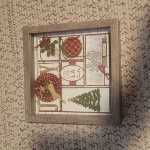 Handmade Stampin Up Christmas Shadow Box